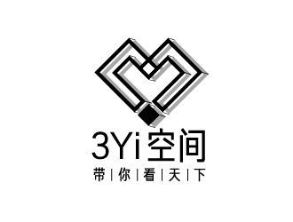 高明奇的3 Yi 空間logo設(shè)計