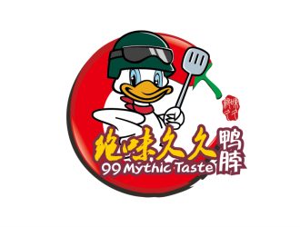 99 Mythic Taste（開小汽車的鴨子）logo設(shè)計