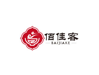 朱紅娟的佰佳客（大食堂）商標設計logo設計