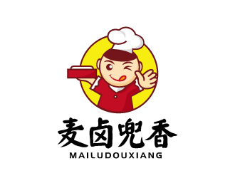 張俊的麥鹵兜香食品logo設計