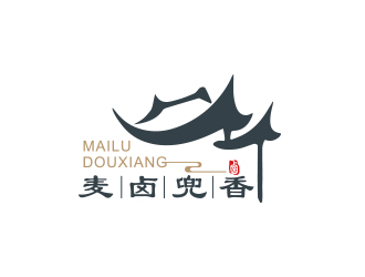 黃安悅的麥鹵兜香食品logo設計