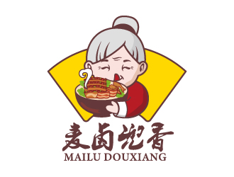 葉美寶的麥鹵兜香食品logo設計