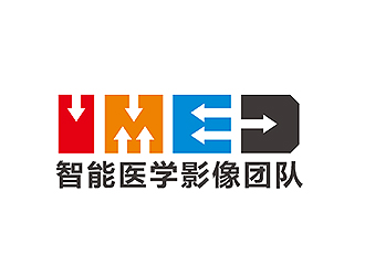 盛銘的iMED智能醫(yī)學影像團隊logo設計