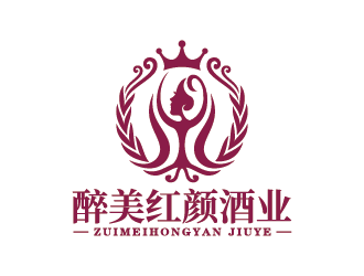 王濤的貴州醉美紅顏酒業(yè)有限公司logo設計