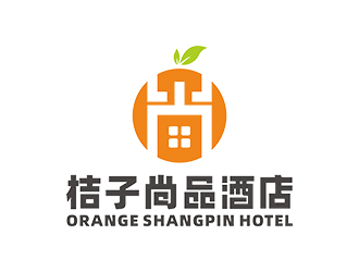 鄭錦尚的桔子尚品酒店標(biāo)志設(shè)計logo設(shè)計