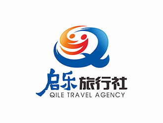 云南啟樂旅行社有限公司logo設(shè)計