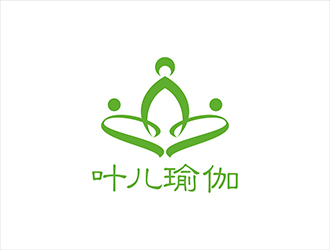 周都響的葉兒瑜伽logo設計