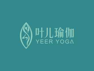 黃安悅的葉兒瑜伽logo設計