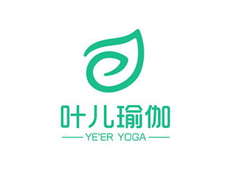 吳曉偉的葉兒瑜伽logo設計