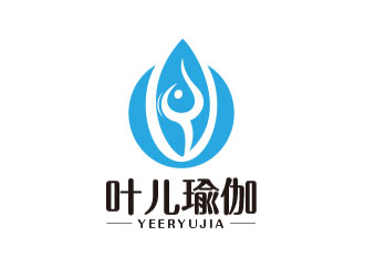 朱紅娟的葉兒瑜伽logo設計