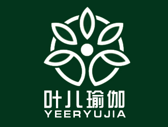 李正東的葉兒瑜伽logo設計