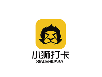 秦曉東的小獅打卡logo設(shè)計