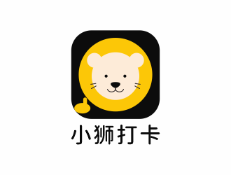 何嘉健的小獅打卡logo設(shè)計(jì)