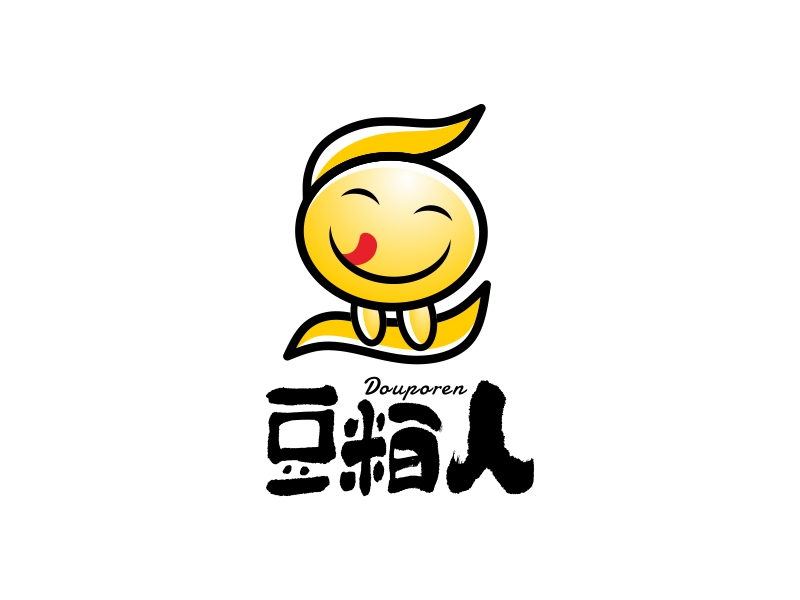 豆粕人logo設(shè)計