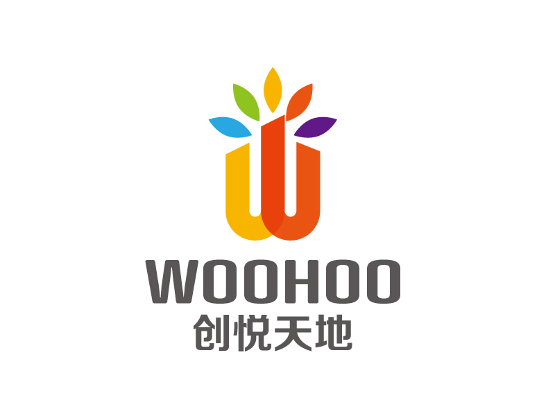 張俊的中文名：創(chuàng)悅天地    ；  英文名：WOOHOOlogo設(shè)計