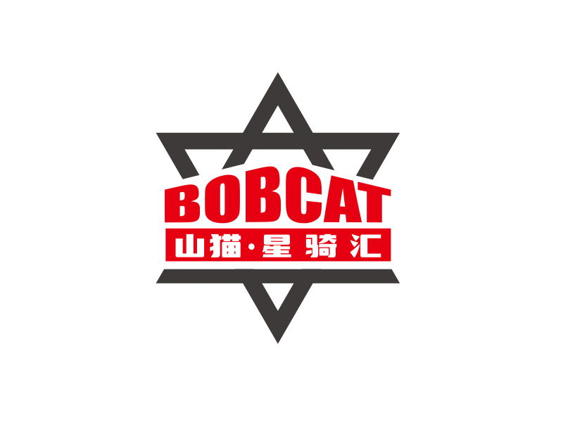 山貓·星騎匯機(jī)車(chē)生活館（BOBCAT CLUB）logo設(shè)計(jì)