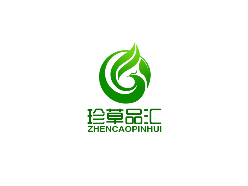 余亮亮的珍草品匯logo設計