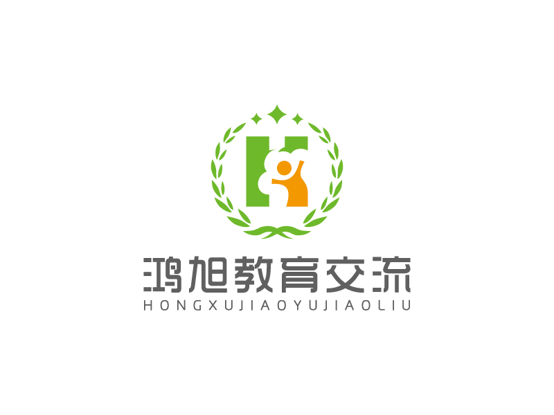 馬丞的青島鴻旭教育交流有限公司logo設計