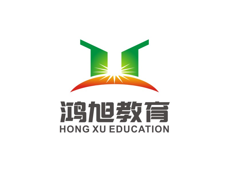 李泉輝的青島鴻旭教育交流有限公司logo設計