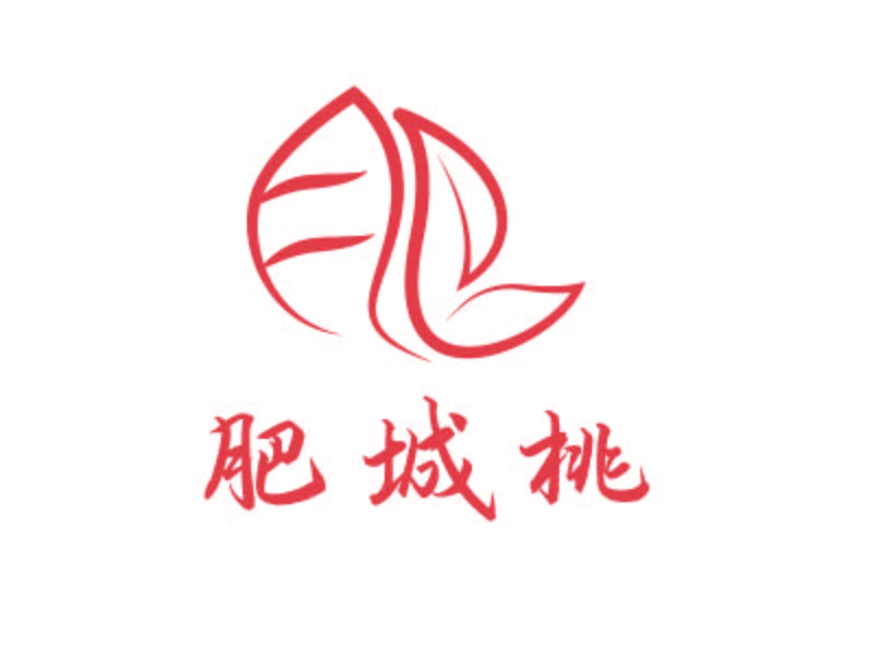 魏娟的肥城桃logo設(shè)計