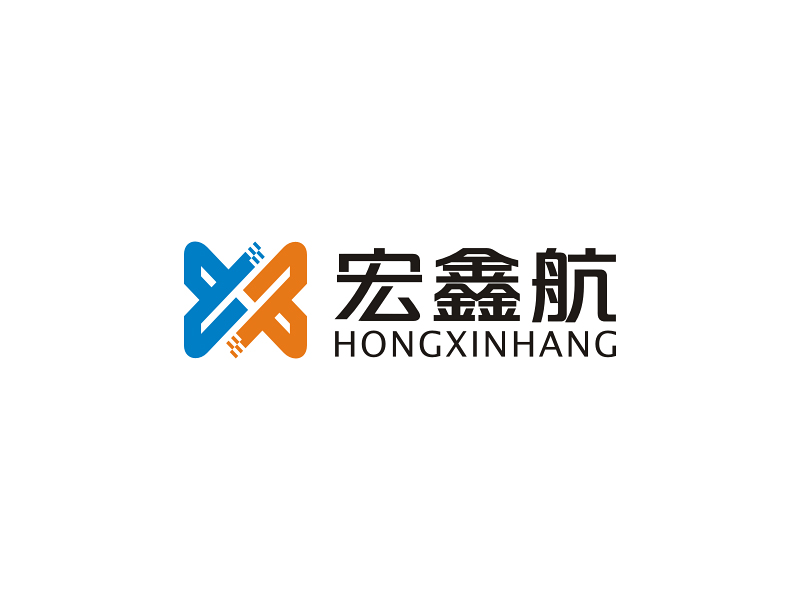 吳世昌的宏鑫航/HXH/hongxinhanglogo設計