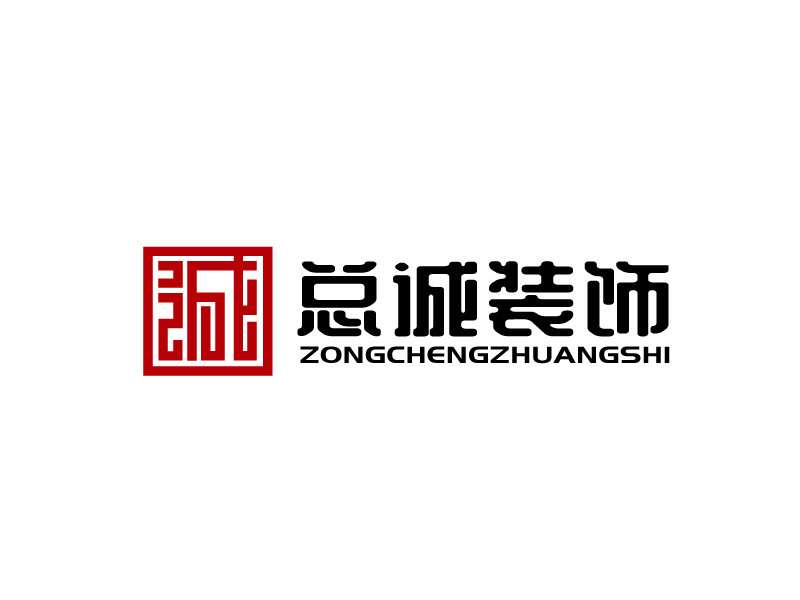 張俊的上?？傉\裝飾材料有限公司logologo設計