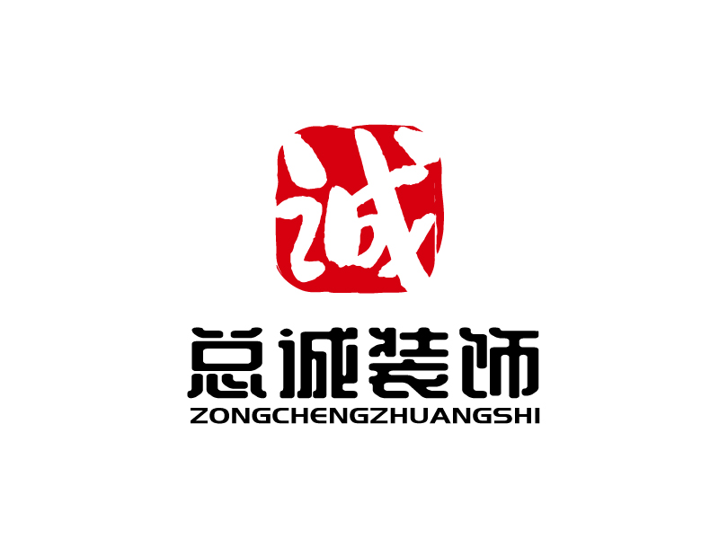 張俊的上?？傉\裝飾材料有限公司logologo設計