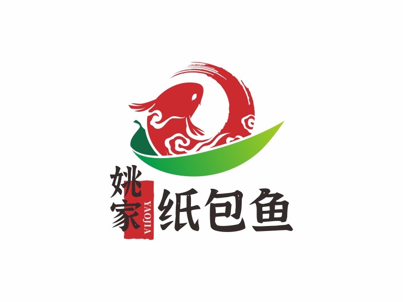 陳國偉的姚家紙包魚logo設計