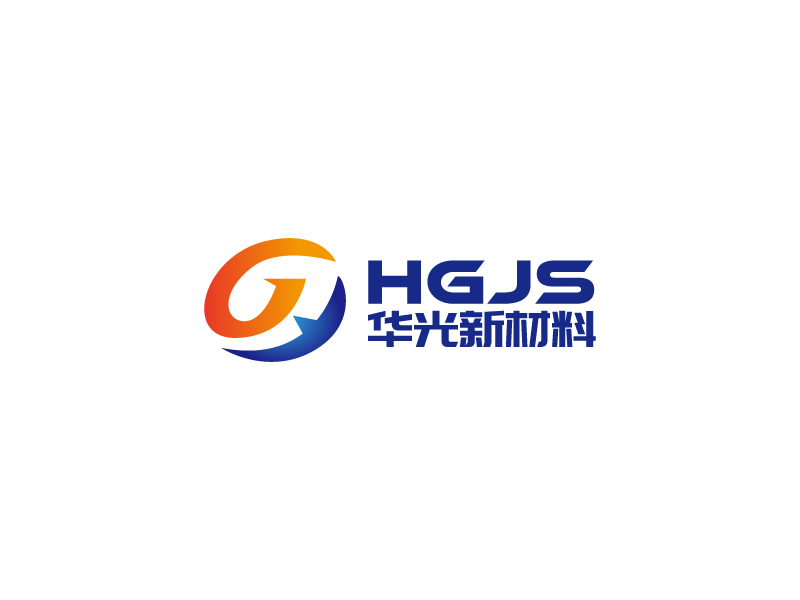 楊忠的華光新材料技術有限公司（半圓）（HGJS）logo設計