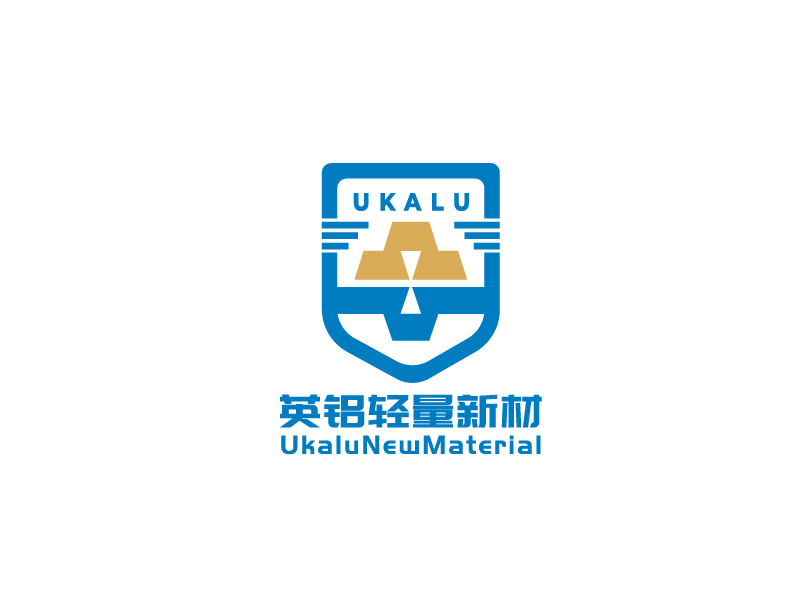 李寧的廈門(mén)英鋁輕量新材料有限公司（Xiamen Ukalu New Material Co., Ltd.）logo設(shè)計(jì)