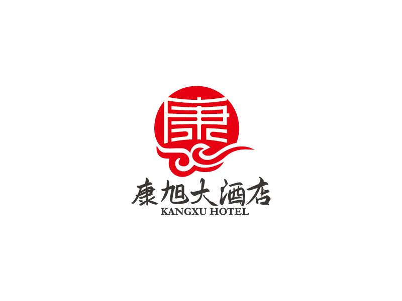 楊忠的康旭大酒店logo設(shè)計